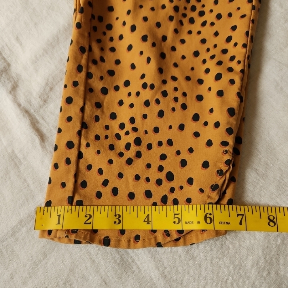 Marine Layer Allison Cheetah Print Pull On Pants Ankle Length With Pockets Large - Picture 7 of 16